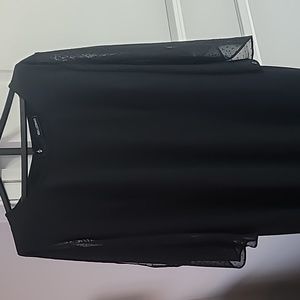 Black cocktail dress